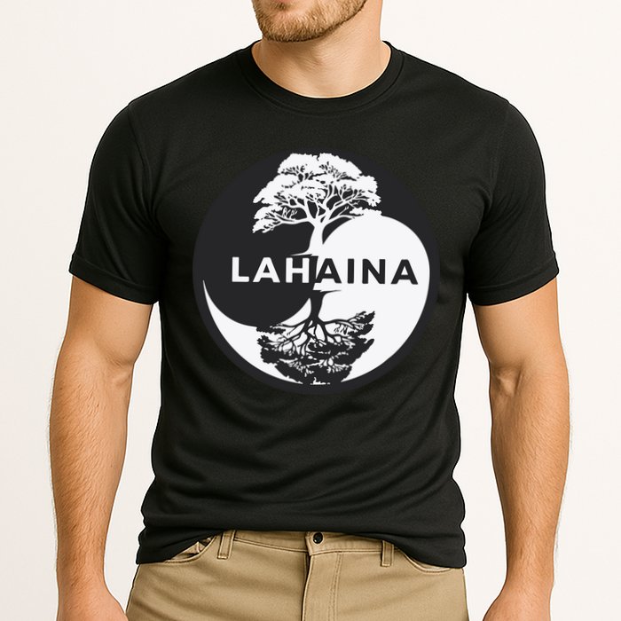 Lahaina Support Maui Strong Lahaina Banyan Tree In A Yin Yang Performance Shirt