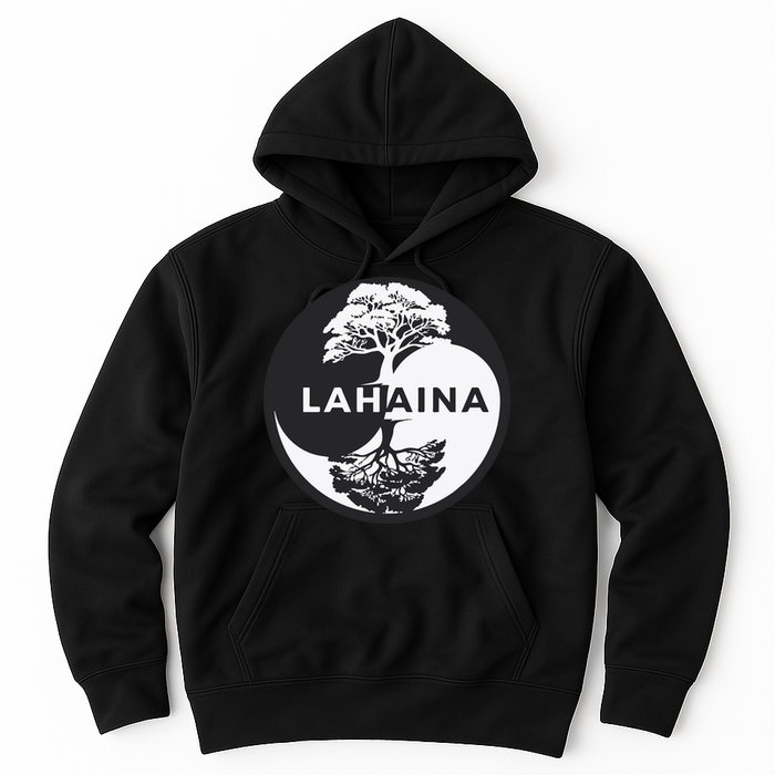 Lahaina Support Maui Strong Lahaina Banyan Tree In A Yin Yang Hoodie