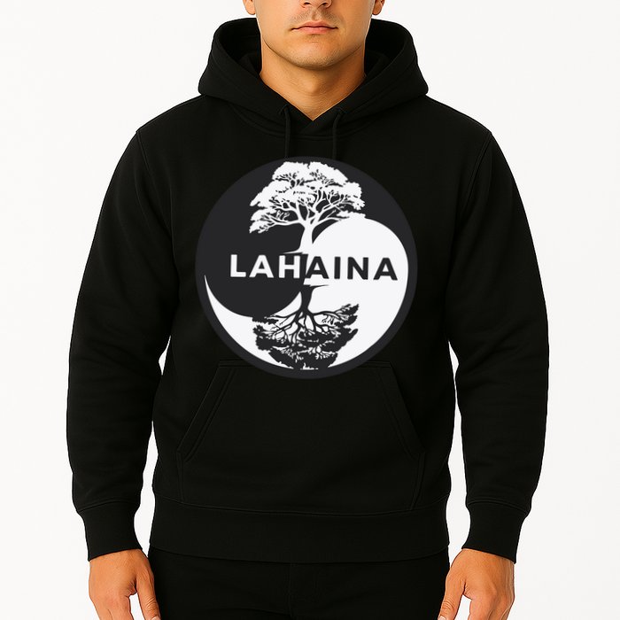 Lahaina Support Maui Strong Lahaina Banyan Tree In A Yin Yang Hoodie