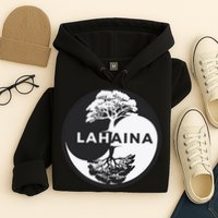 Lahaina Support Maui Strong Lahaina Banyan Tree In A Yin Yang Hoodie