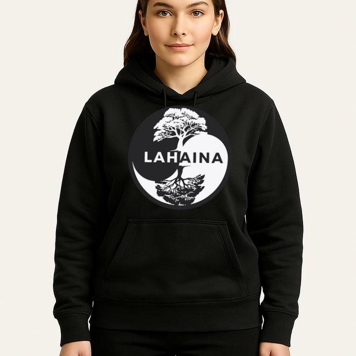 Lahaina Support Maui Strong Lahaina Banyan Tree In A Yin Yang Hoodie