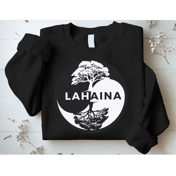 Lahaina Support Maui Strong Lahaina Banyan Tree In A Yin Yang Sweatshirt