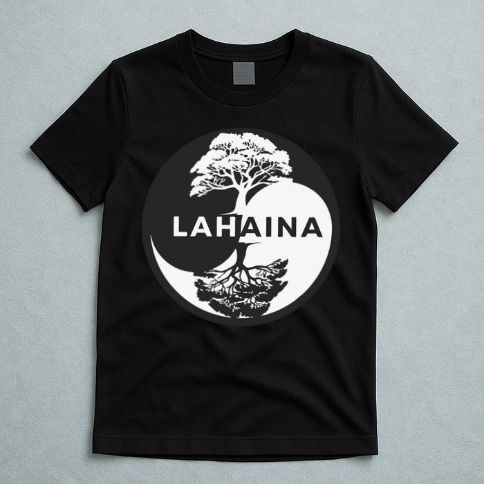 Lahaina Support Maui Strong Lahaina Banyan Tree In A Yin Yang T-Shirt