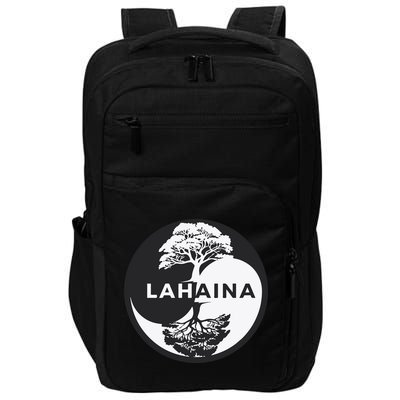 Lahaina Support Maui Strong Lahaina Banyan Tree In A Yin Yang Impact Tech Backpack