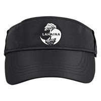 Lahaina Support Maui Strong Lahaina Banyan Tree In A Yin Yang Adult Drive Performance Visor