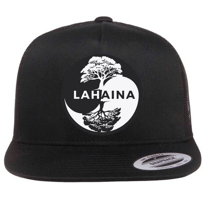 Lahaina Support Maui Strong Lahaina Banyan Tree In A Yin Yang Flatbill Hat
