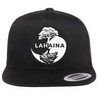 Lahaina Support Maui Strong Lahaina Banyan Tree In A Yin Yang Flatbill Hat