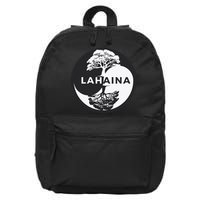Lahaina Support Maui Strong Lahaina Banyan Tree In A Yin Yang 16 in Basic Backpack