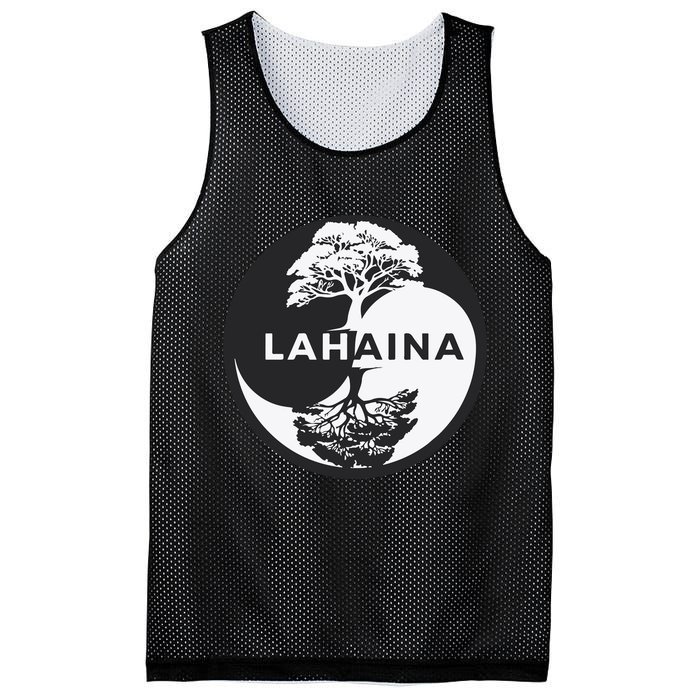 Lahaina Support Maui Strong Lahaina Banyan Tree In A Yin Yang Mesh Reversible Basketball Jersey Tank