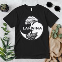 Lahaina Support Maui Strong Lahaina Banyan Tree In A Yin Yang Premium T-Shirt