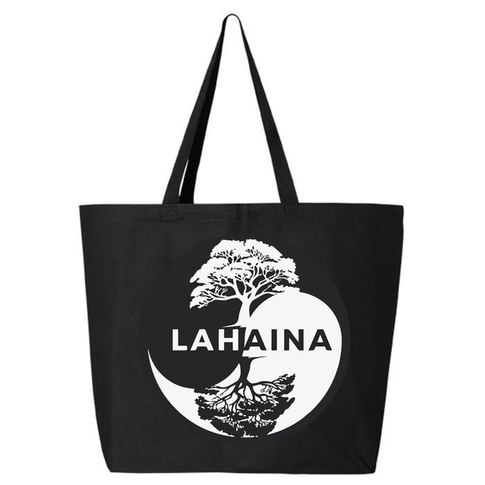 Lahaina Support Maui Strong Lahaina Banyan Tree In A Yin Yang 25L Jumbo Tote