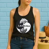 Lahaina Support Maui Strong Lahaina Banyan Tree In A Yin Yang Womens Tank Top