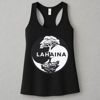 Lahaina Support Maui Strong Lahaina Banyan Tree In A Yin Yang Womens Tank Top