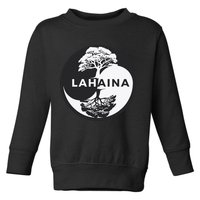 Lahaina Support Maui Strong Lahaina Banyan Tree In A Yin Yang Toddler Sweatshirt