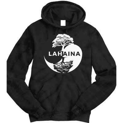 Lahaina Support Maui Strong Lahaina Banyan Tree In A Yin Yang Tie Dye Hoodie