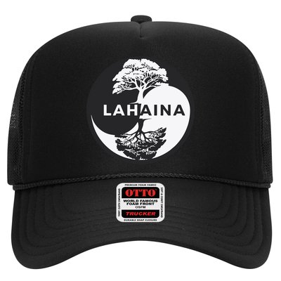 Lahaina Support Maui Strong Lahaina Banyan Tree In A Yin Yang Trucker Hat
