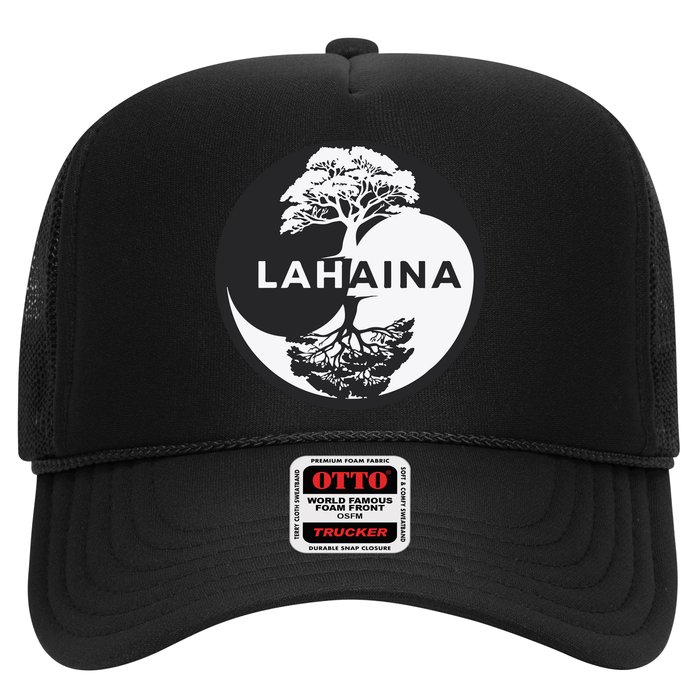 Lahaina Support Maui Strong Lahaina Banyan Tree In A Yin Yang Trucker Hat