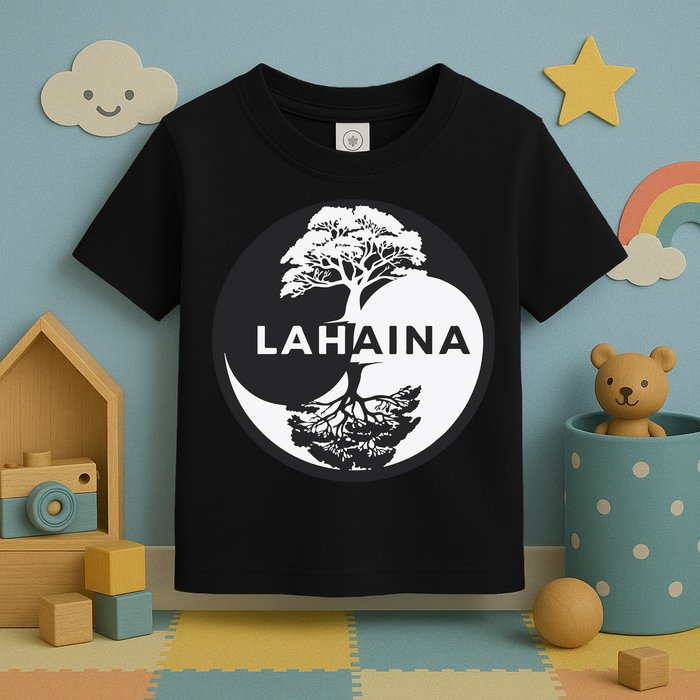 Lahaina Support Maui Strong Lahaina Banyan Tree In A Yin Yang Toddler T-Shirt