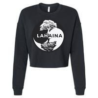Lahaina Support Maui Strong Lahaina Banyan Tree In A Yin Yang Cropped Pullover Crew