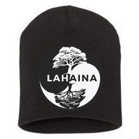 Lahaina Support Maui Strong Lahaina Banyan Tree In A Yin Yang Short Acrylic Beanie