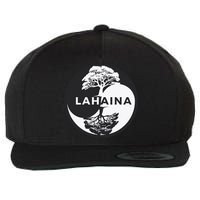 Lahaina Support Maui Strong Lahaina Banyan Tree In A Yin Yang Wool Snapback Cap