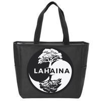 Lahaina Support Maui Strong Lahaina Banyan Tree In A Yin Yang Zip Tote Bag