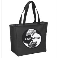 Lahaina Support Maui Strong Lahaina Banyan Tree In A Yin Yang Zip Tote Bag