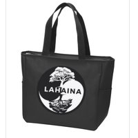 Lahaina Support Maui Strong Lahaina Banyan Tree In A Yin Yang Zip Tote Bag