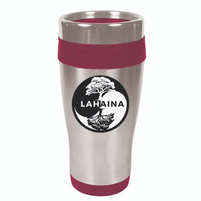 Lahaina Support Maui Strong Lahaina Banyan Tree In A Yin Yang 16oz Travel Tumbler