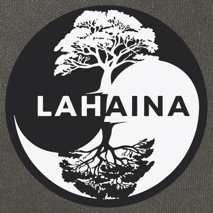 Lahaina Support Maui Strong Lahaina Banyan Tree In A Yin Yang Cotton Canvas Backpack