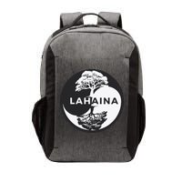 Lahaina Support Maui Strong Lahaina Banyan Tree In A Yin Yang Vector Backpack