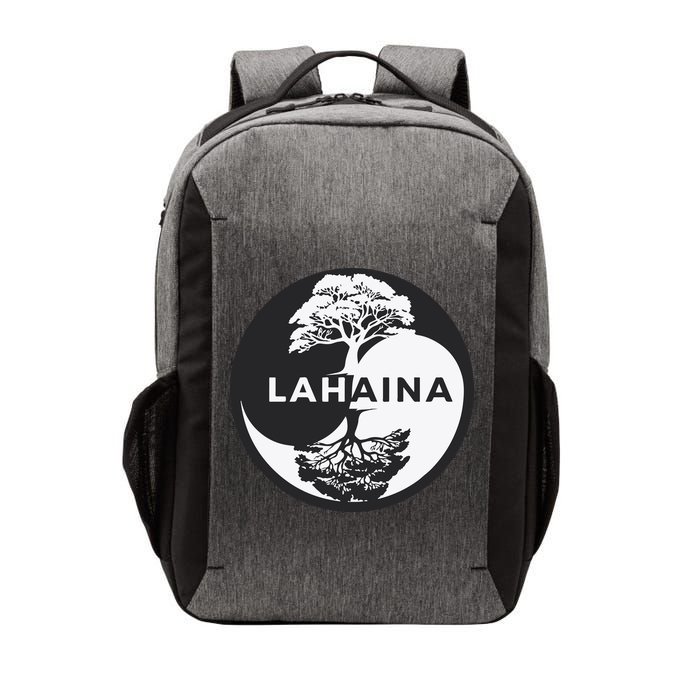 Lahaina Support Maui Strong Lahaina Banyan Tree In A Yin Yang Vector Backpack