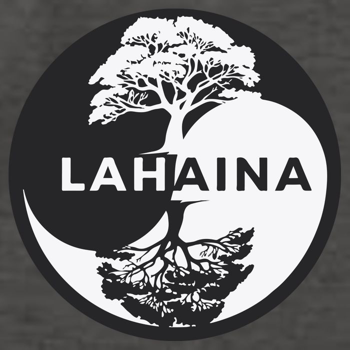 Lahaina Support Maui Strong Lahaina Banyan Tree In A Yin Yang Vector Backpack