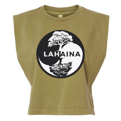 Lahaina Support Maui Strong Lahaina Banyan Tree In A Yin Yang Garment-Dyed Women's Muscle Tee