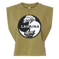 Lahaina Support Maui Strong Lahaina Banyan Tree In A Yin Yang Garment-Dyed Women's Muscle Tee
