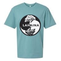 Lahaina Support Maui Strong Lahaina Banyan Tree In A Yin Yang Sueded Cloud Jersey T-Shirt