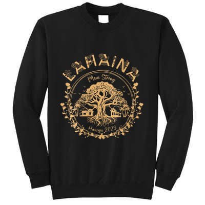 Lahaina Strong Maui Hawaii Old Banyan Tree Saving Squad Girl Sweatshirt