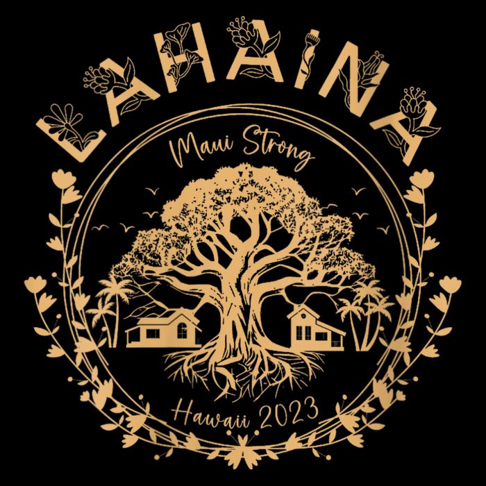Lahaina Strong Maui Hawaii Old Banyan Tree Saving Squad Girl 7-Panel Snapback Hat