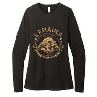 Lahaina Strong Maui Hawaii Old Banyan Tree Saving Squad Girl Womens CVC Long Sleeve Shirt