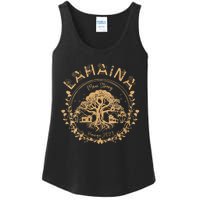 Lahaina Strong Maui Hawaii Old Banyan Tree Saving Squad Girl Ladies Essential Tank