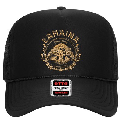 Lahaina Strong Maui Hawaii Old Banyan Tree Saving Squad Girl Trucker Hat