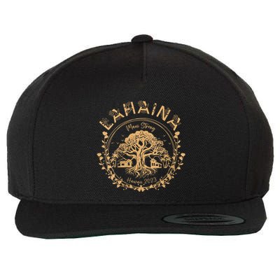 Lahaina Strong Maui Hawaii Old Banyan Tree Saving Squad Girl Wool Snapback Cap