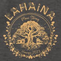 Lahaina Strong Maui Hawaii Old Banyan Tree Saving Squad Girl Vector Backpack