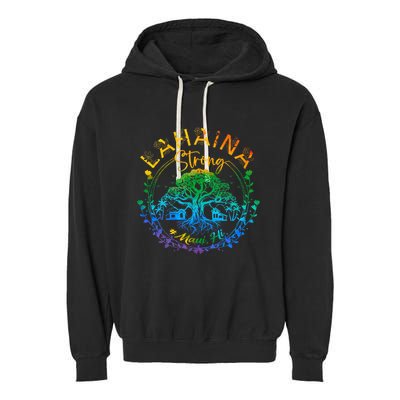Lahaina Strong Maui Hawaii Old Banyan Tree Saved Majestic Garment-Dyed Fleece Hoodie