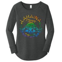 Lahaina Strong Maui Hawaii Old Banyan Tree Saved Majestic Women's Perfect Tri Tunic Long Sleeve Shirt