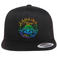 Lahaina Strong Maui Hawaii Old Banyan Tree Saved Majestic Flat Bill Trucker Hat