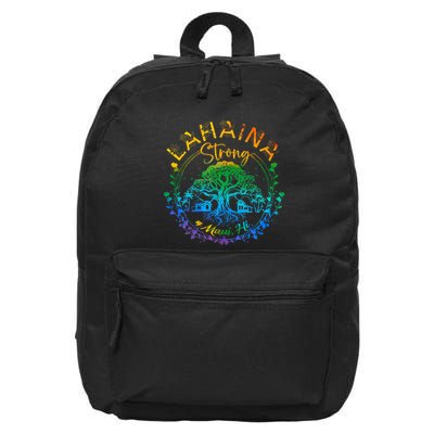 Lahaina Strong Maui Hawaii Old Banyan Tree Saved Majestic 16 in Basic Backpack
