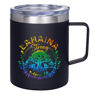 Lahaina Strong Maui Hawaii Old Banyan Tree Saved Majestic 12oz Stainless Steel Coffee Mug