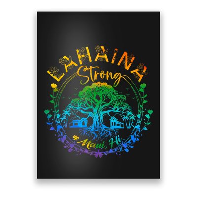 Lahaina Strong Maui Hawaii Old Banyan Tree Saved Majestic Poster