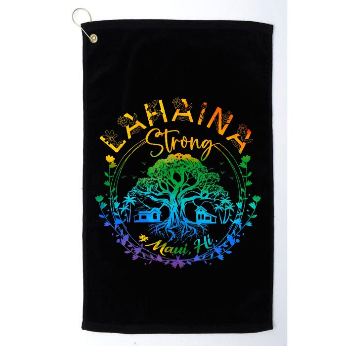Lahaina Strong Maui Hawaii Old Banyan Tree Saved Majestic Golf Towel